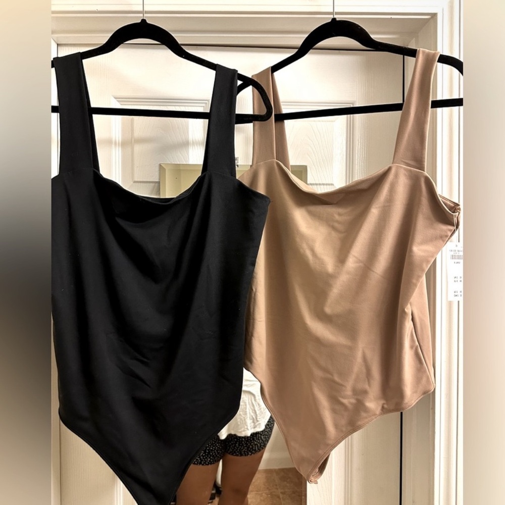 NWT Abercrombie Seamless Tank Bodysuits XL 2-Pack